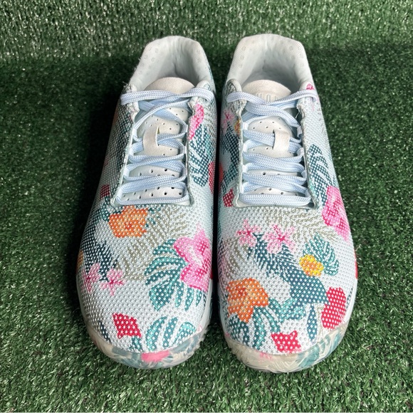 NEW Nobull Super Fabric Trainer Tropical Floral CrossFit Shoes Women 10.5 - Picture 2 of 10